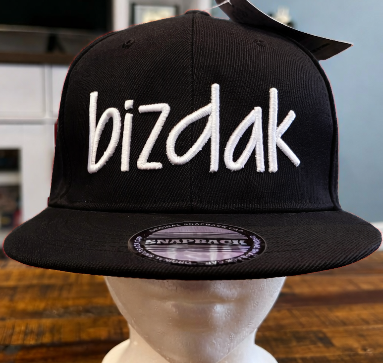 custom embroidered bizdak embroidered on hat